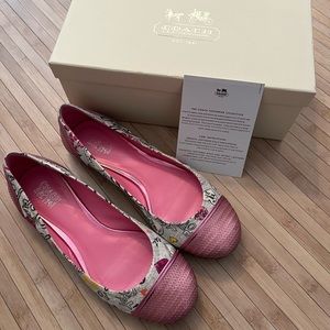 Coach Poppy sequin flats